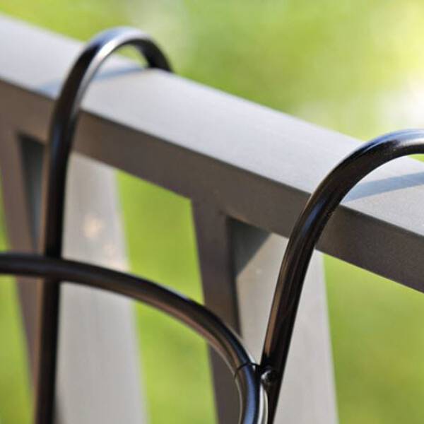 ที่แขวนกระถางต้นไม้สีดำ