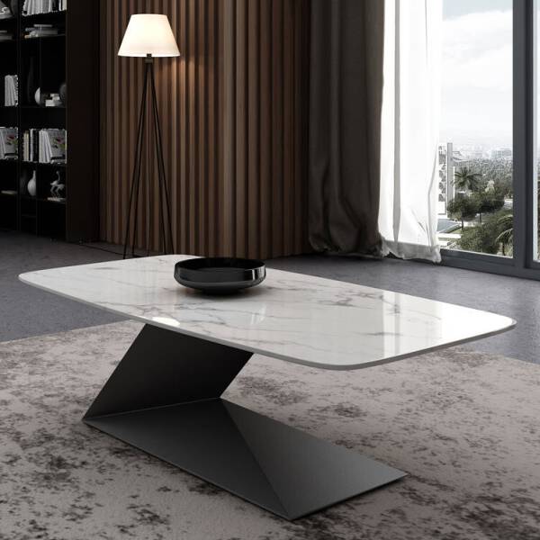 ขาย โต๊ะกลางทรงเหลี่ยมท็อปหินอ่อน ราคา