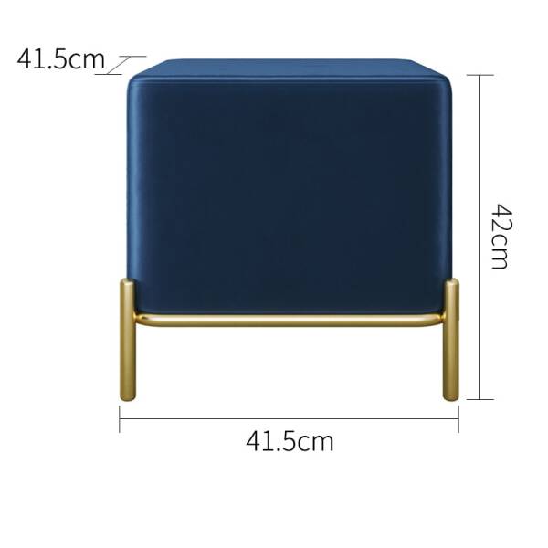 ขนาด ม้านั่งสำหรับตกแต่งบ้าน สีน้ำเงิน