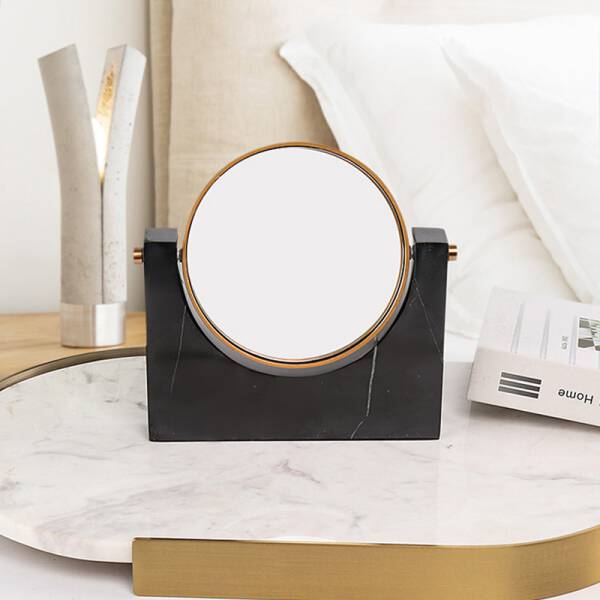 ขาย กระจกตกแต่งบ้านลายหินอ่อน - Marble Table Mirror III ลดพิเศษ
