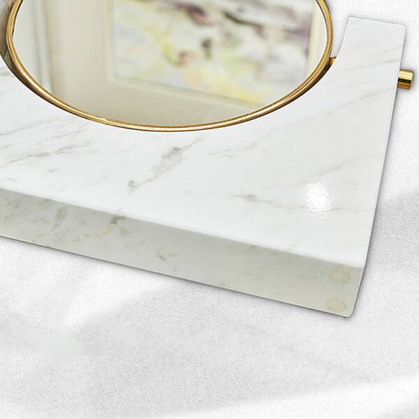 ขาย กระจกตกแต่งบ้านลายหินอ่อน - Marble Table Mirror III ลด ราคา