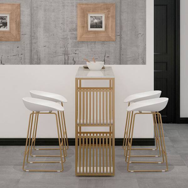 ขาย โต๊ะอาหารลายหินอ่อน - Marble Dining Table IV ลด ราคา พิเศษ