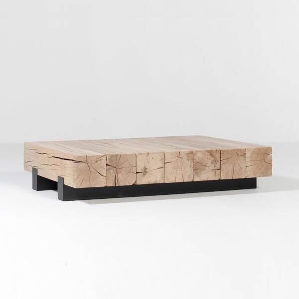 ขาย โต๊ะกลางไม้ซุงธรรมชาติดีไซน์โดดเด่นไม่เหมือนใคร