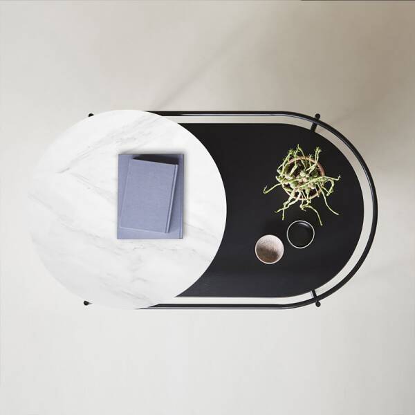 โต๊ะกลางลายหินอ่อนดีไซน์ไม่เหมือนใคร ท็อปหินสีขาว ราคาพิเศษ