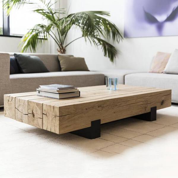 โต๊ะกลางไม้ซุงธรรมชาติดีไซน์โดดเด่นไม่เหมือนใคร ราคา