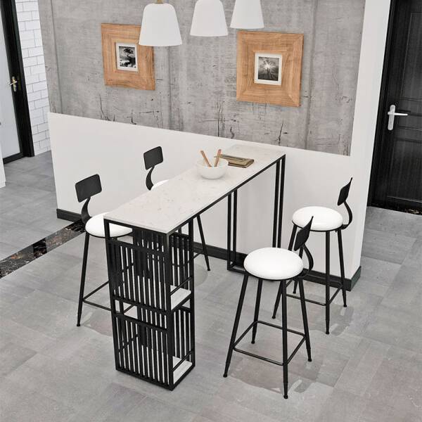 ขาย โต๊ะอาหารลายหินอ่อน - Marble Dining Table IV ราคาพิเศษ