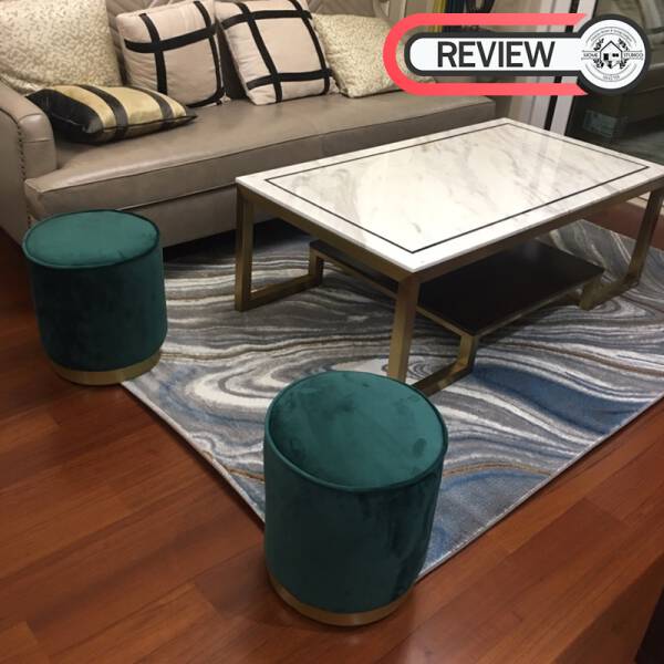 รีวิว ม้านั่งเก้าอี้หุ้มกำมะหยี่สไตล์พรีเมี่ยม