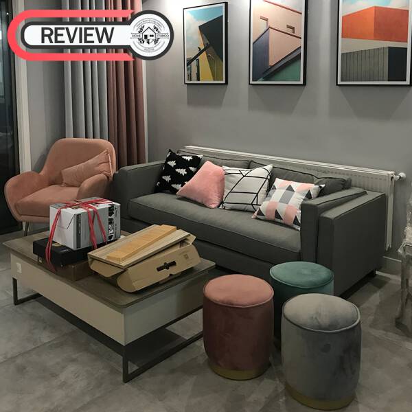 รีวิว ม้านั่งเก้าอี้หุ้มกำมะหยี่สไตล์พรีเมี่ยม