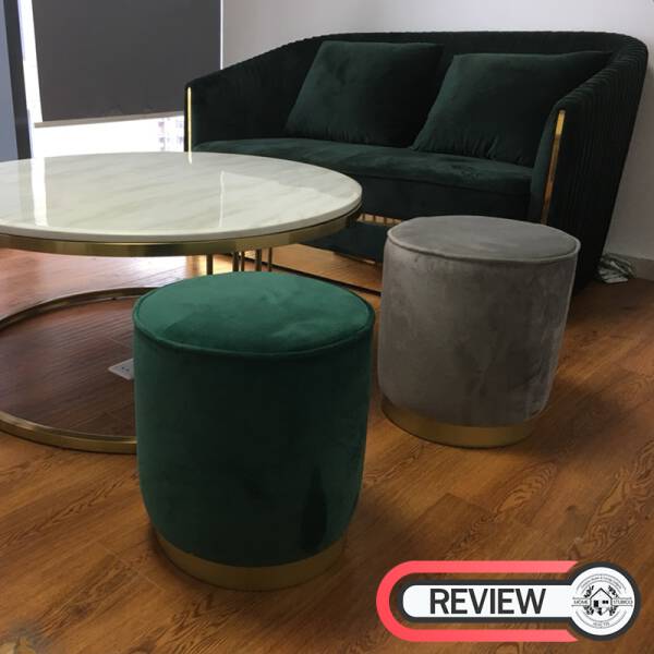 รีวิว ม้านั่งเก้าอี้หุ้มกำมะหยี่สไตล์พรีเมี่ยม