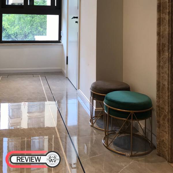 เก้าอี้กลมบุกำมะหยี่สำหรับแต่งบ้าน