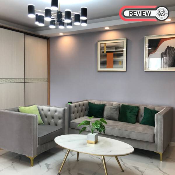 รีวิว โต๊ะกลางรับแขกท็อปหินอ่อนทรงรี - Oval Coffee Table II