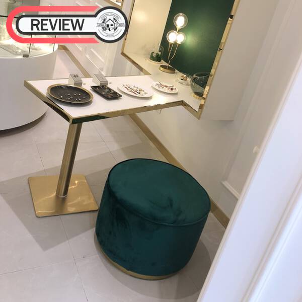 รีวิว ม้านั่งเก้าอี้หุ้มกำมะหยี่สไตล์พรีเมี่ยม