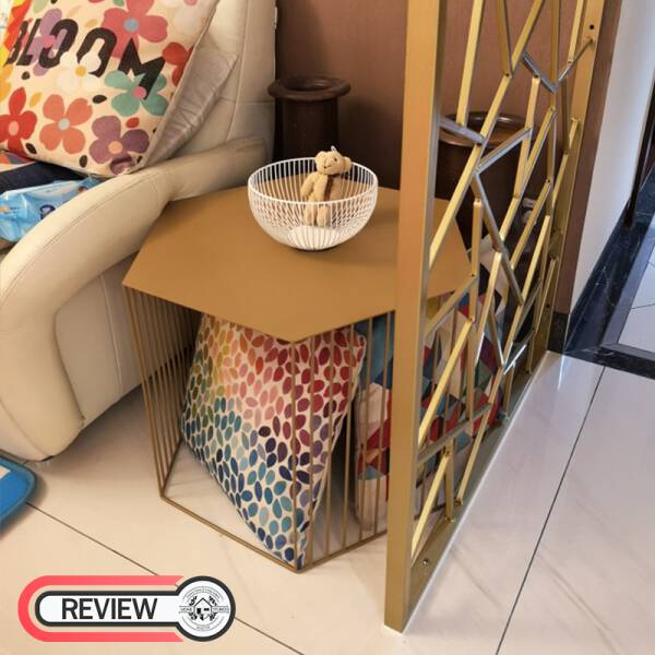 รีวิว โต๊ะเหล็กทรงหกเหลี่ยมสำหรับห้องรับแขก - Steel Hexagon Coffee Table