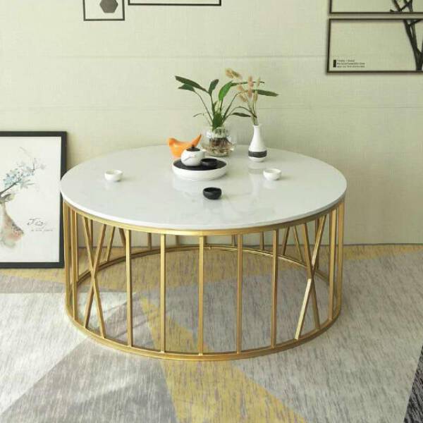 โต๊ะกลมสำหรับห้องรับแขกหินอ่อน ราคาพิเศษ