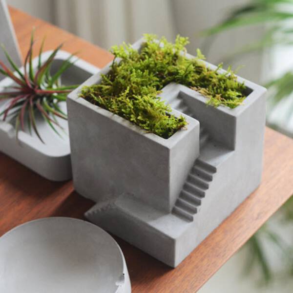 ขาย กระถางต้นไม้สำหรับตกแต่งบ้าน Concrete Flower Pot II ราคา