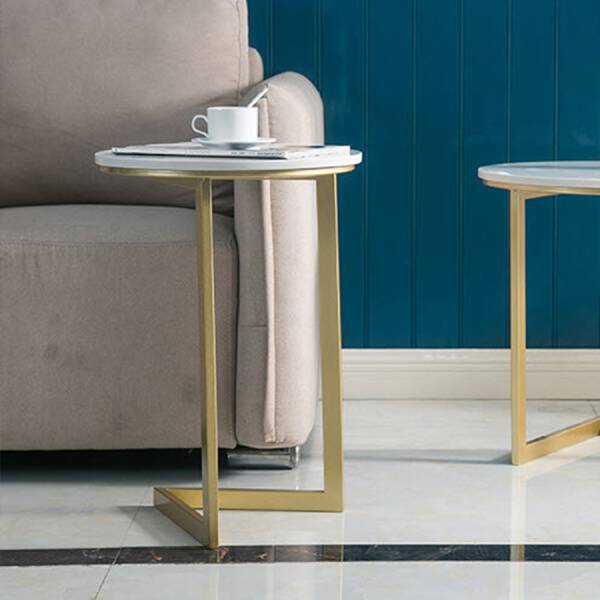 ขาย ชุดโต๊ะข้างเตียงข้างโซฟาท็อปหินอ่อน 2 ตัว ราคา