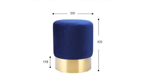 ขนาด เก้าอี้เสริมตกแต่งบ้าน - Decorative Stool V