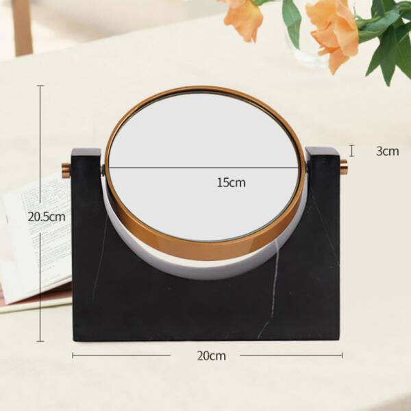 ขาย กระจกตกแต่งบ้านลายหินอ่อน - Marble Table Mirror III ขนาด