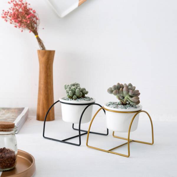 ขาย กระถางต้นไม้ตกแต่งบ้าน Semi Circle Flower Pot พิเศษราคา