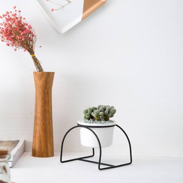 ขาย กระถางต้นไม้ตกแต่งบ้าน Semi Circle Flower Pot ราคาพิเศษ