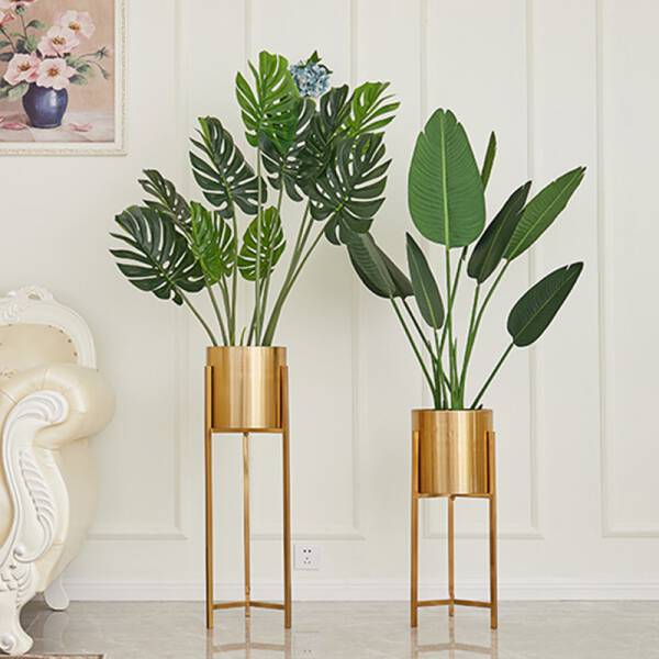 ขาย กระถางต้นไม้สไตล์ลัคชัวรี่ Golden Flower Pot III ราคาลด