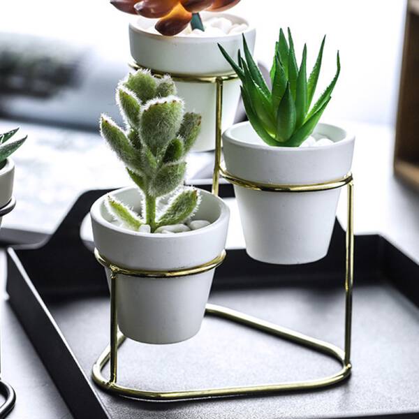 ขาย ชุดกระถางต้นไม้ Triple Flower Pot ลด ราคา