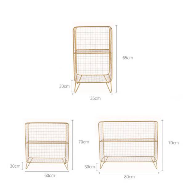 ขาย ชั้นวางของ 2 ชั้น 2 Layer Golden Iron Shelf ขนาด
