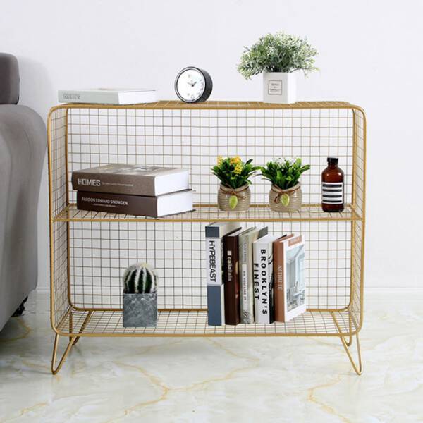 ขาย ชั้นวางของ 2 ชั้น 2 Layer Golden Iron Shelf ลดราคา