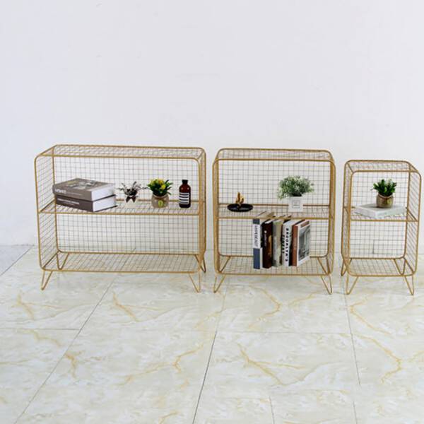 ขาย ชั้นวางของ 2 ชั้น 2 Layer Golden Iron Shelf ลด