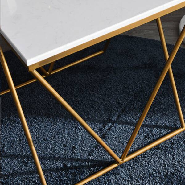 มุมโต๊ะ ขาย โต๊ะข้างลายหินอ่อน ท็อปหินอ่อนสีขาว