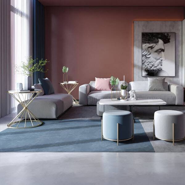 โต๊ะข้างเตียง โต๊ะข้างโซฟา ท็อปหินอ่อน สีขาว ราคาพิเศษ