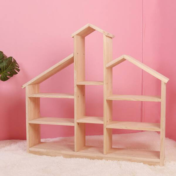 ขาย ชั้นวางของอเนกประสงค์สำหรับแต่งบ้าน Wooden Decorative Book Shelf Set ราคา