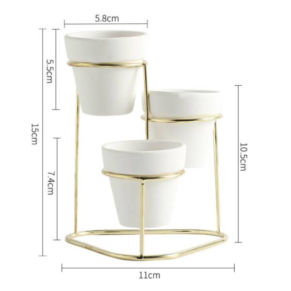 ขาย ชุดกระถางต้นไม้ Triple Flower Pot ลดพิเศษ