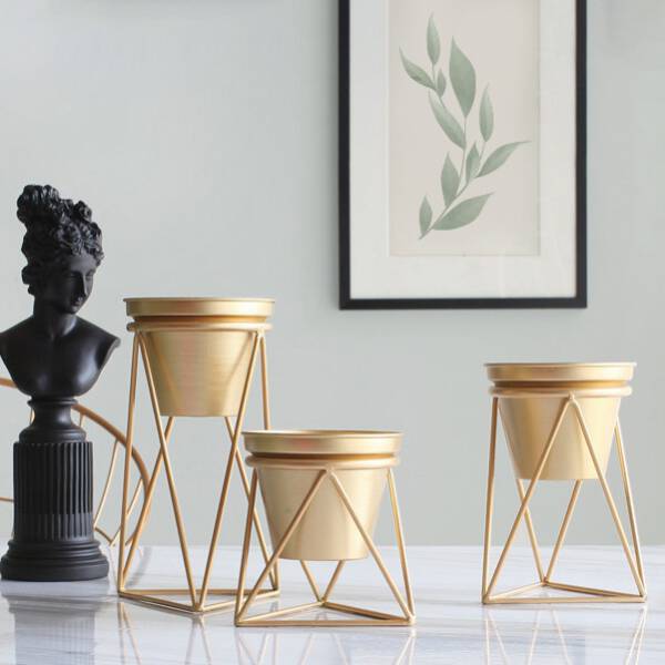 ขาย กระถางต้นไม้มงคล Golden Flower Pot II ราคา