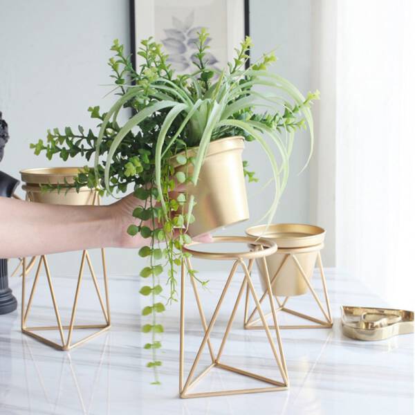 ขาย กระถางต้นไม้มงคล Golden Flower Pot II ลดราคา