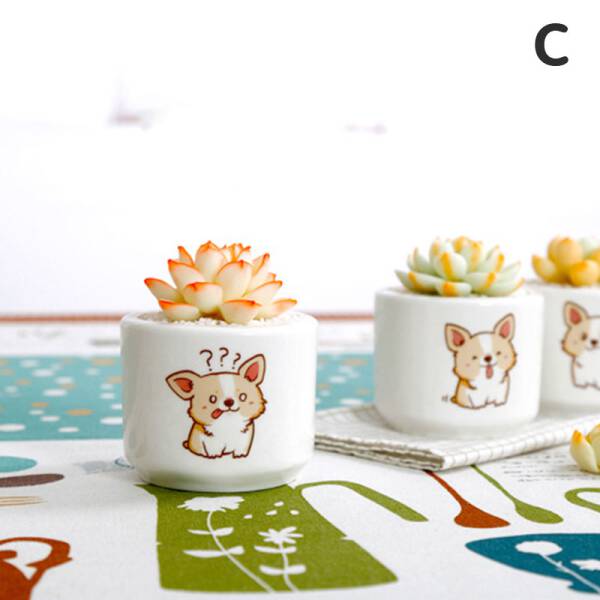 ขาย กระถางต้นไม้สำหรับแต่งบ้าน Dog Flower Pot ราคาพิเศษ