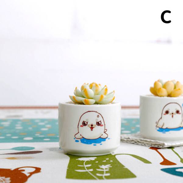 ขาย กระถางต้นไม้สำหรับแต่งบ้าน Seal Flower Pot ราคาพิเศษ