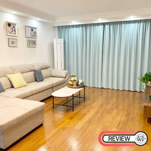 รีวิว โต๊ะกลางรับแขกดีไซน์ไม้ผสมหินอ่อน