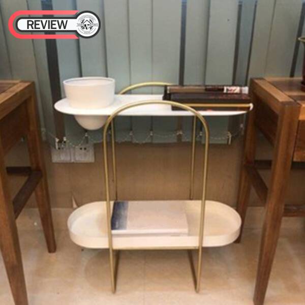 รีวิว โต๊ะข้างชั้นวางของอเนกประสงค์ สไตล์มินิมอล สี