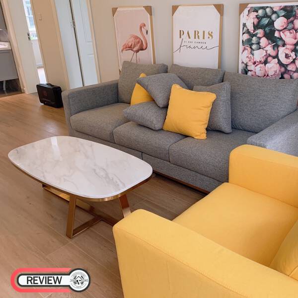 รีวิว โต๊ะกลางทรงเหลี่ยมสไตล์ยุโรป - Nordic Coffee Table