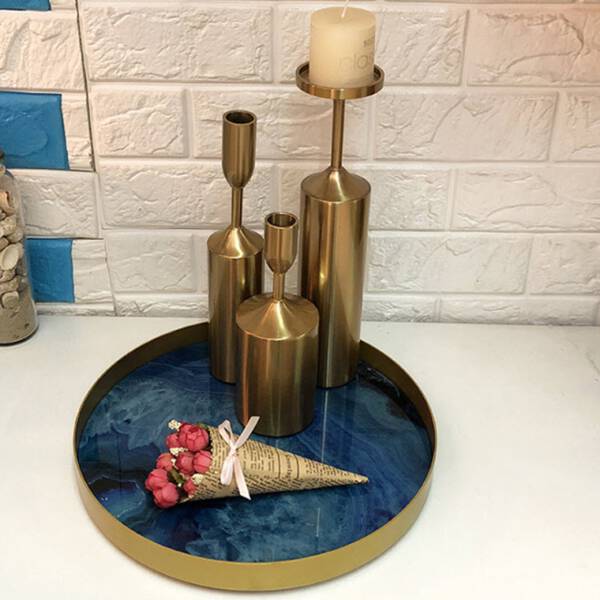 ขาย โต๊ะข้าง ท็อปลายน้ำทะเล อเนกประสงค์