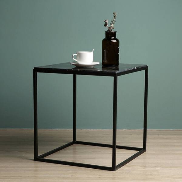 ขาย โต๊ะข้างเตียง โต๊ะข้างโซฟา ท็อปหินอ่อนสี่เหลี่ยมจัตุรัส ท็อปสีขาว ท็อปสีดำ ราคาพิเศษ