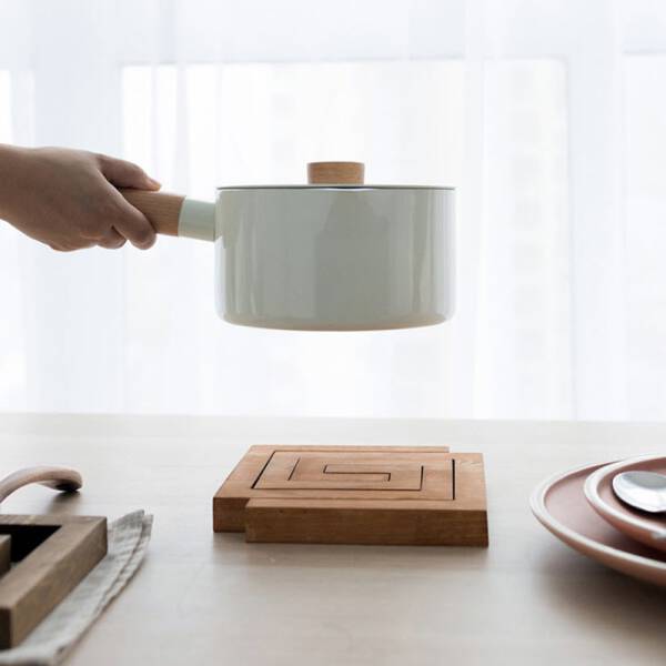 ขาย แผ่นไม้รองแก้ว Creative Design Coaster ลด