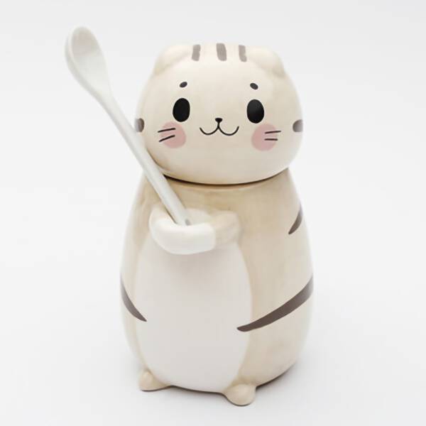 ขาย แก้วกาแฟลายน้องเหมียว Ceramic Cat Mug ลด พิเศษ
