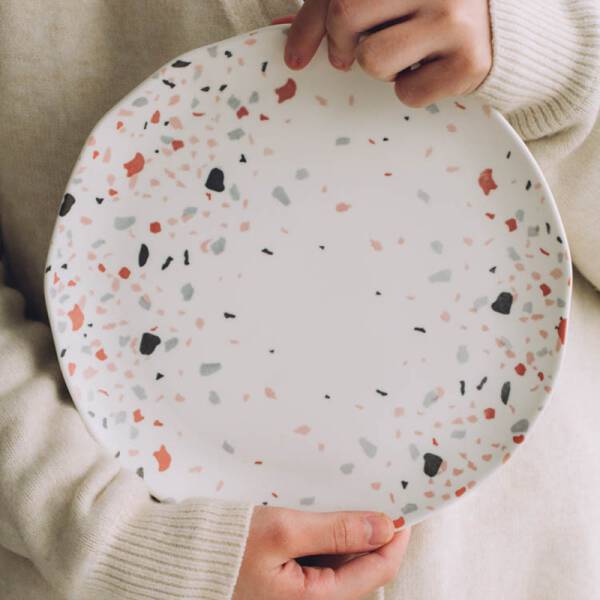 ขาย จานชามสำหรับแต่งบ้านลายหินขัด Terrazzo Style Kitchenware พิเศษ