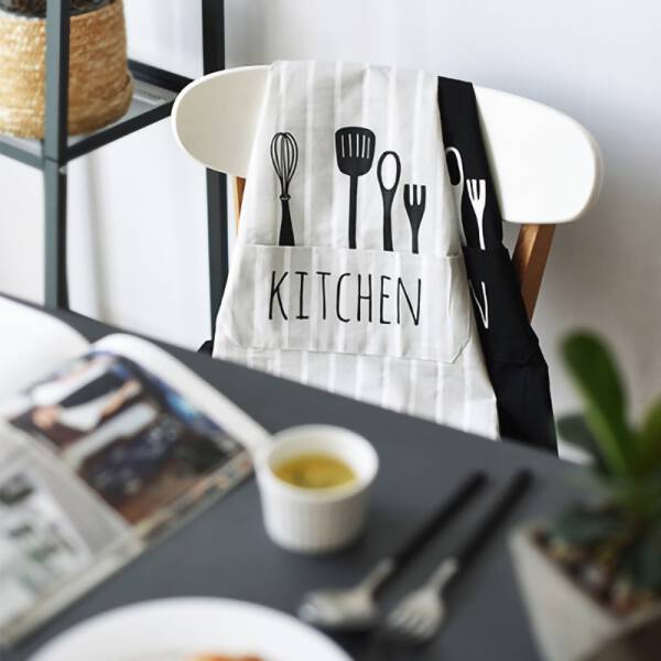 ขาย ผ้ากันเปื้อนสำหรับเข้าครัวสไตล์มินิมอล Minimal Kitchen Apron