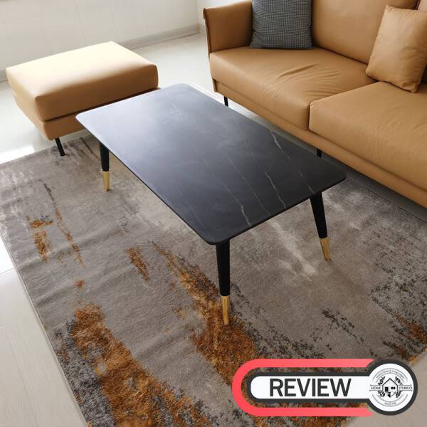 รีวิว โต๊ะกลางท็อปสี่เหลี่ยมผืนผ้าหินอ่อน
