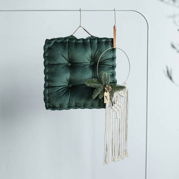 ขาย เบาะรองนั่งกำมะหยี่ Velvet Cushion ลดราคา พิเศษ