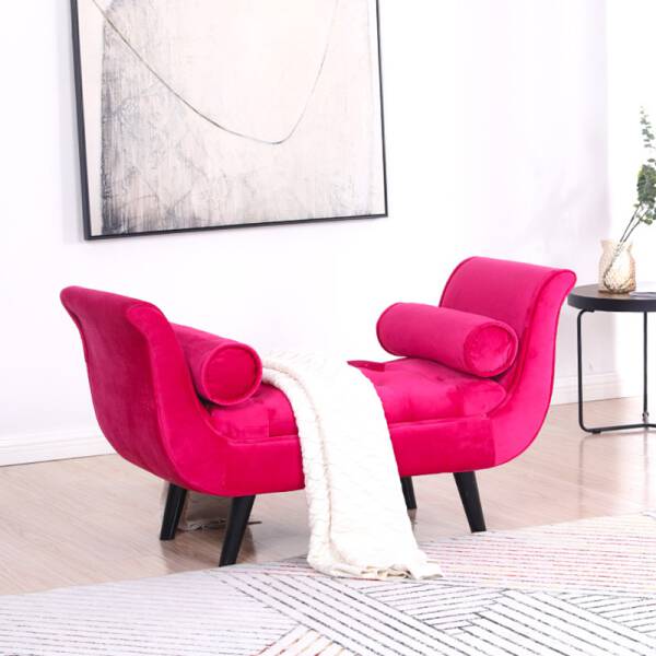 ขาย ม้านั่งสำหรับแต่งบ้าน Decorating Velvet Bench III