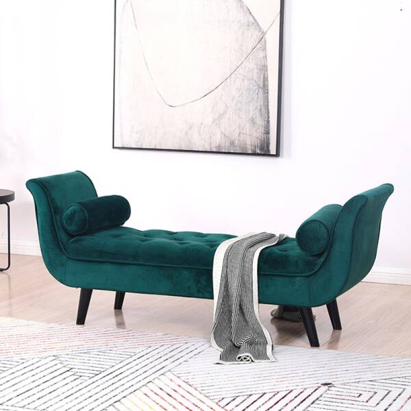 ขาย ม้านั่งสำหรับแต่งบ้าน Decorating Velvet Bench III